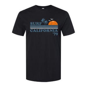 Surf California Beach Retro Sunset Surf 70s Softstyle CVC T-Shirt