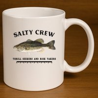 Salty Crew Bigmouth Apparel 11oz C Handle Ceramic Mug