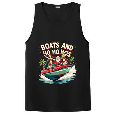 Santa Christmas Boats And Ho Ho Hos PosiCharge Competitor Tank