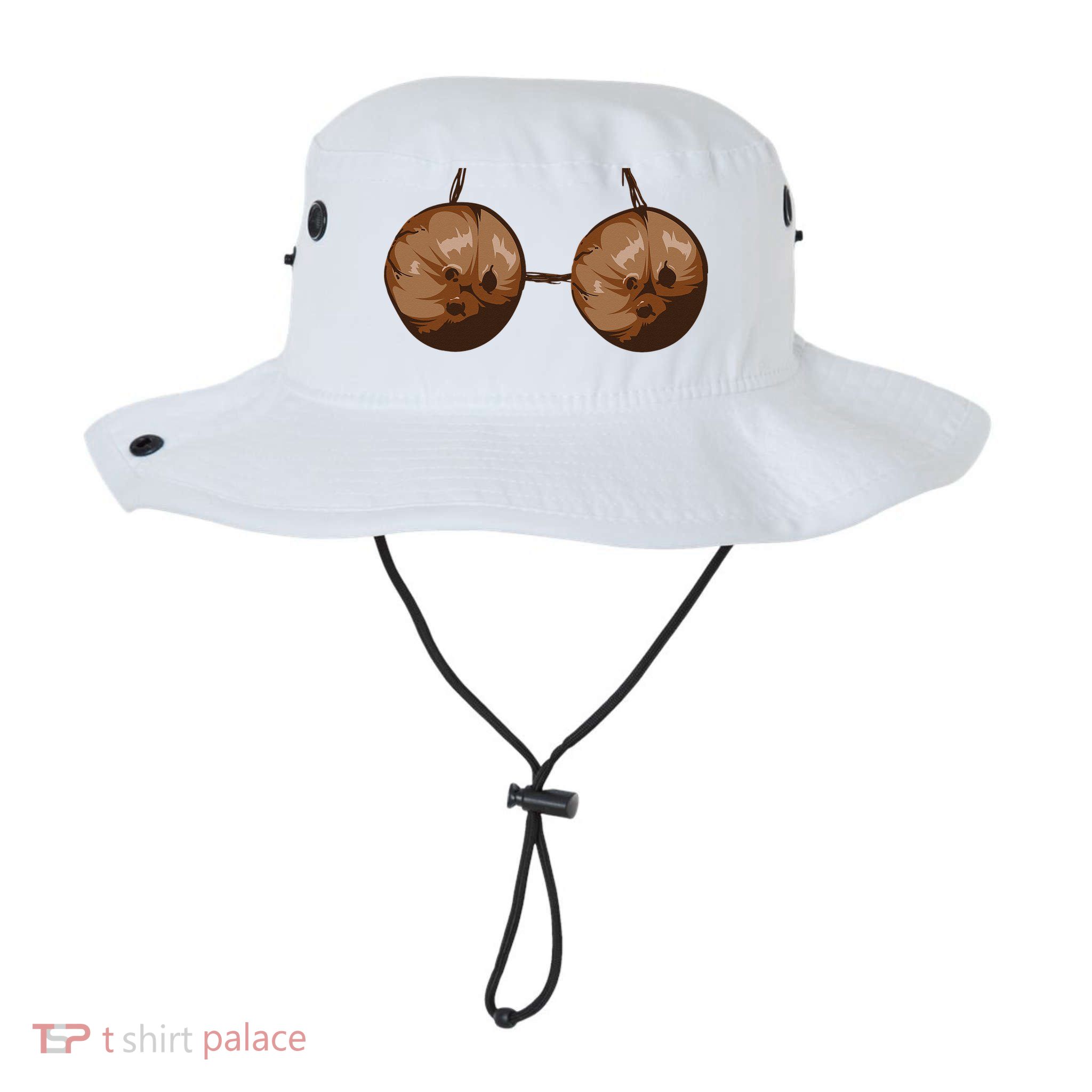 Summer Coconut Bra Halloween Costume Funny Outfit Gift Bucket Hat