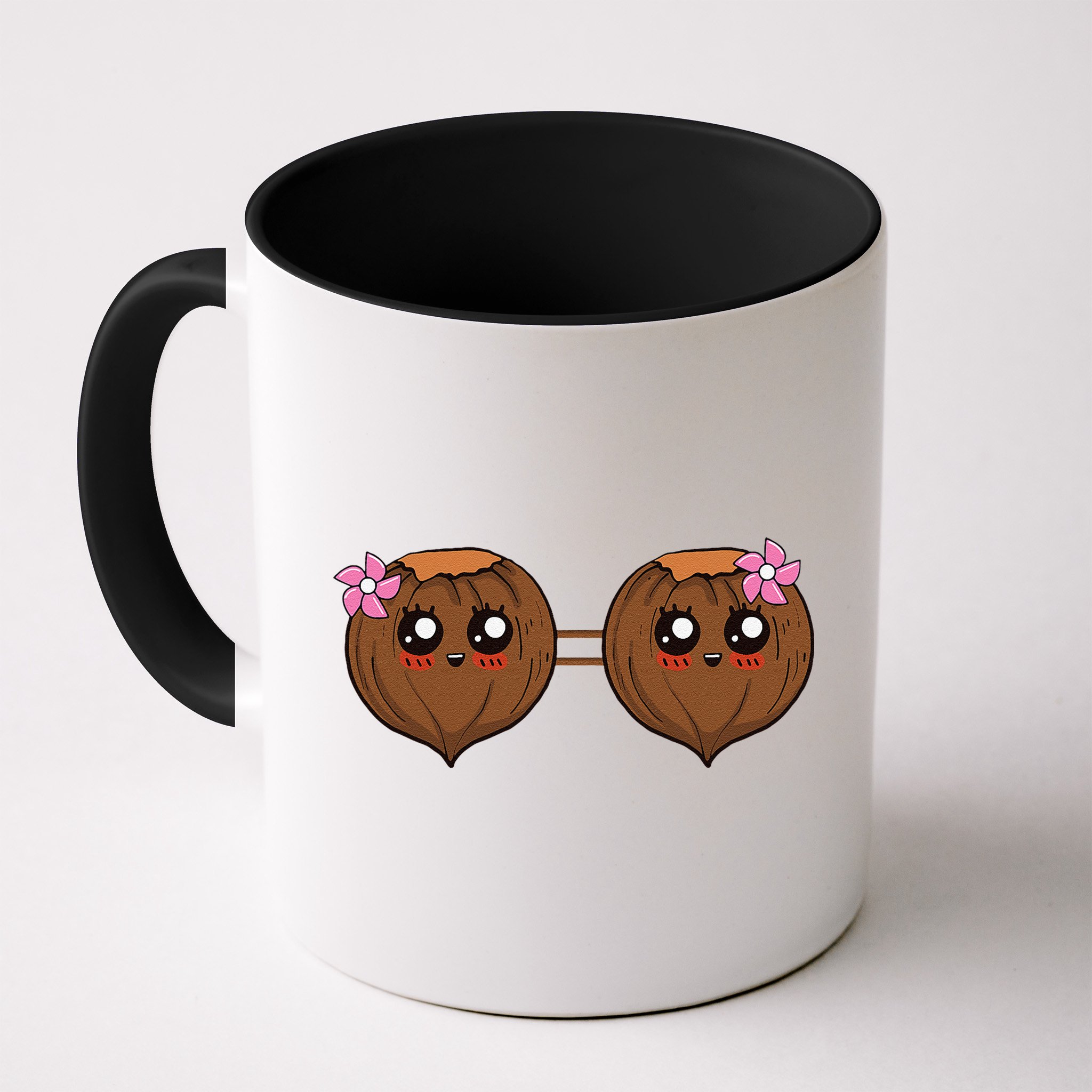 Summer Coconut Bra Halloween Costume Hawaii Aloha Beach Mug