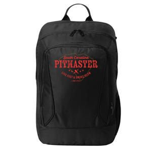 South Carolina Bbq Pitmaster For Meat Smoking Grilling Dad Gift City Backpack