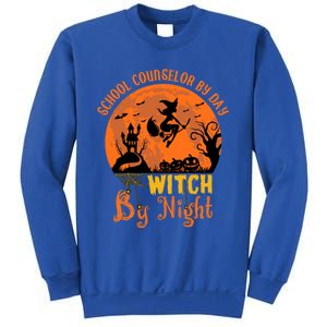 School Counselor By Day Witch By Night Halloween Costume Cute Gift Sweatshirt