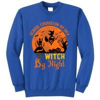 School Counselor By Day Witch By Night Halloween Costume Cute Gift Sweatshirt