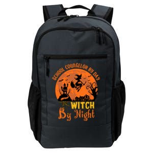 School Counselor By Day Witch By Night Halloween Costume Cute Gift Daily Commute Backpack