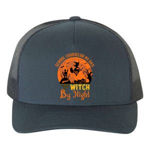 School Counselor By Day Witch By Night Halloween Costume Cute Gift Yupoong Adult 5-Panel Trucker Hat