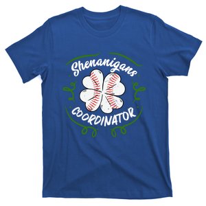 Shenanigans Coordinator Baseball Shamrock St Patricks Day Funny Gift T-Shirt