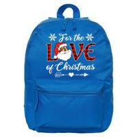 Santa Claus Black Xmas Santa Afro African American Proud Gift 16 in Basic Backpack