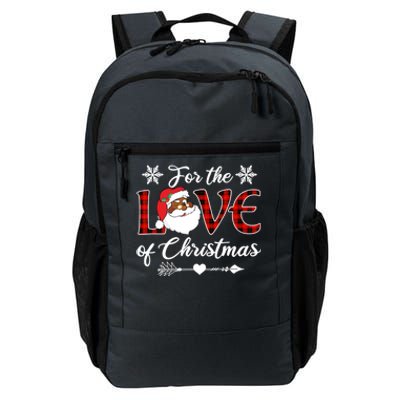 Santa Claus Black Xmas Santa Afro African American Proud Gift Daily Commute Backpack