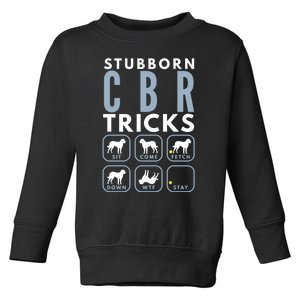 Stubborn Chesapeake Bay Retriever Tricks Dog Training Long Sleeve Toddler Sweatshirt