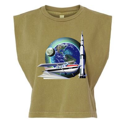 Science Club Blast Off Garment-Dyed Women's Muscle Tee