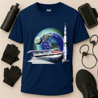 Science Club Blast Off Cooling Performance Crew T-Shirt