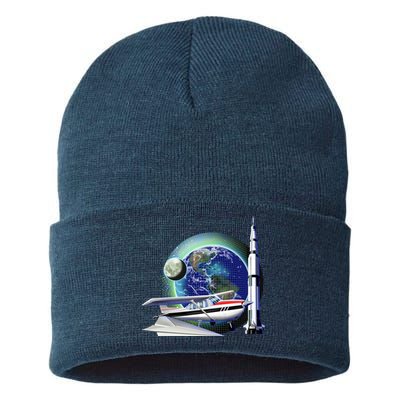 Science Club Blast Off Sustainable Knit Beanie