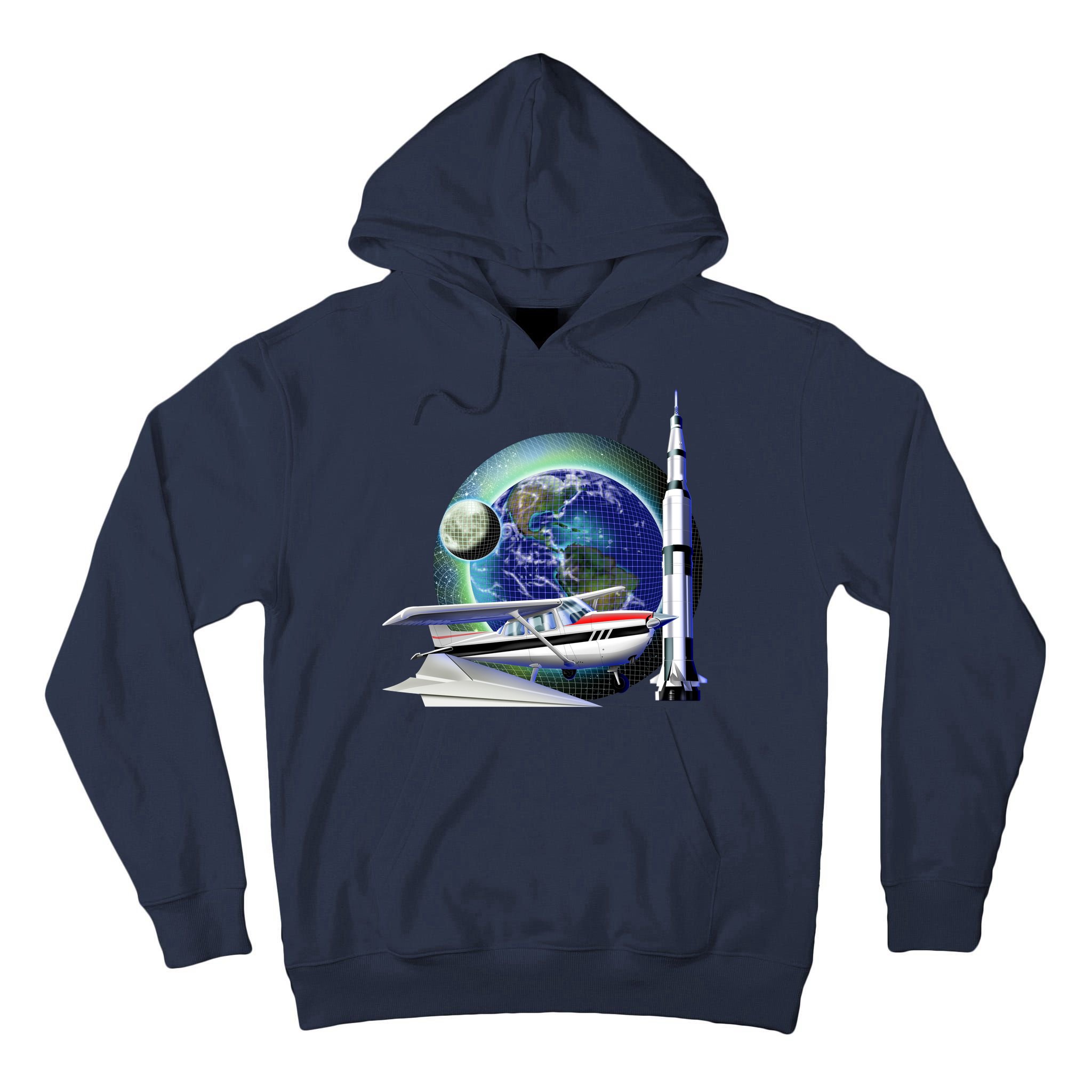 Science Club Blast Off Tall Hoodie
