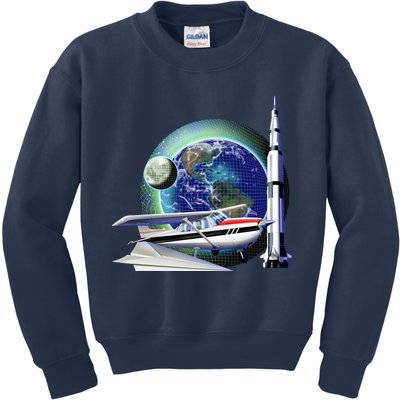 Science Club Blast Off Kids Sweatshirt