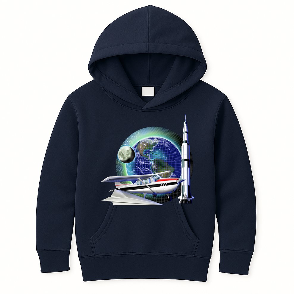Science Club Blast Off Kids Hoodie