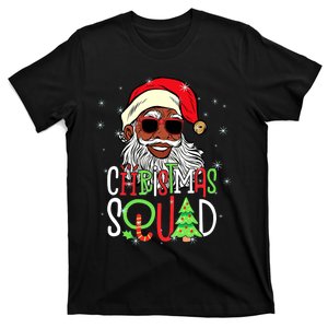 Santa Claus Black Xmas Santa Afro African American Proud T-Shirt