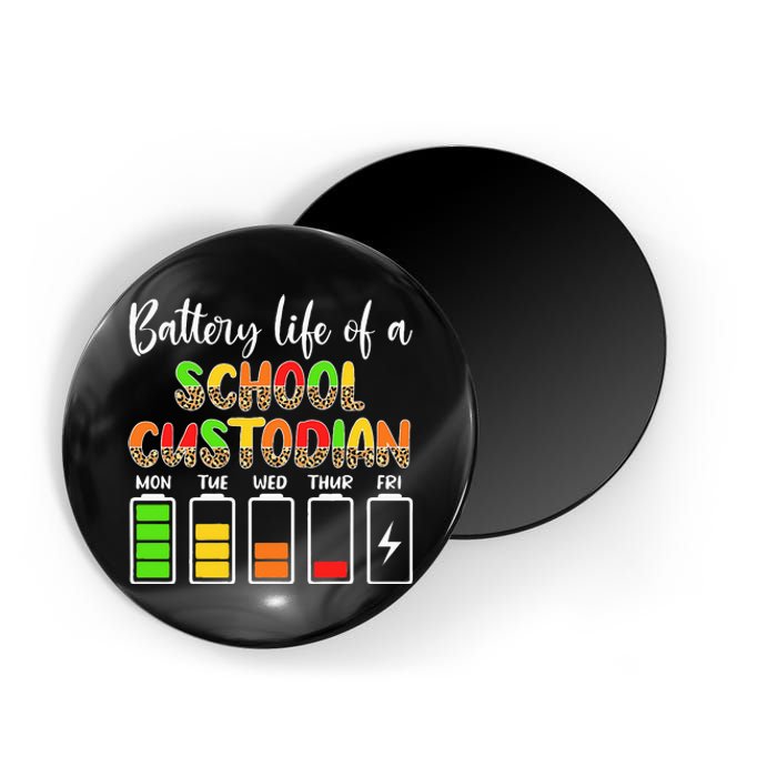 School Custodian Battery Life School Janitor Magnet