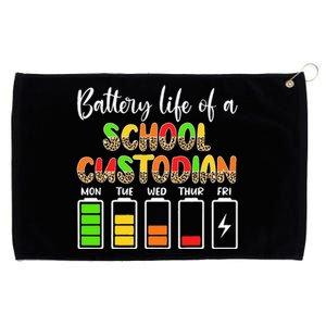 School Custodian Battery Life School Janitor Grommeted Golf Towel