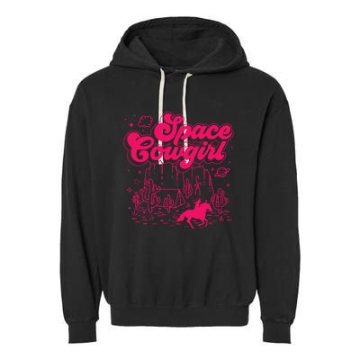 Space Cowgirl Bachelorette Party Rodeo Girl Wo Garment-Dyed Fleece Hoodie