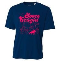 Space Cowgirl Bachelorette Party Rodeo Girl Wo Cooling Performance Crew T-Shirt