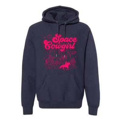 Space Cowgirl Bachelorette Party Rodeo Girl Wo Premium Hoodie