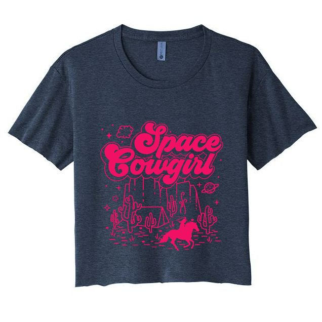 Space Cowgirl Bachelorette Party Rodeo Girl Wo Crop Top