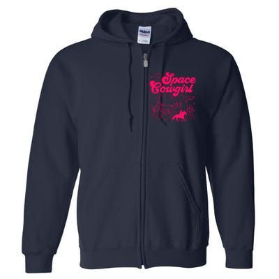 Space Cowgirl Bachelorette Party Rodeo Girl Wo Full Zip Hoodie