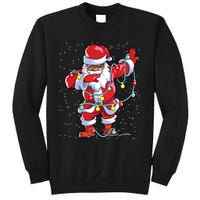 Santa Claus Black Christmas Afro African American Xmas Sweatshirt