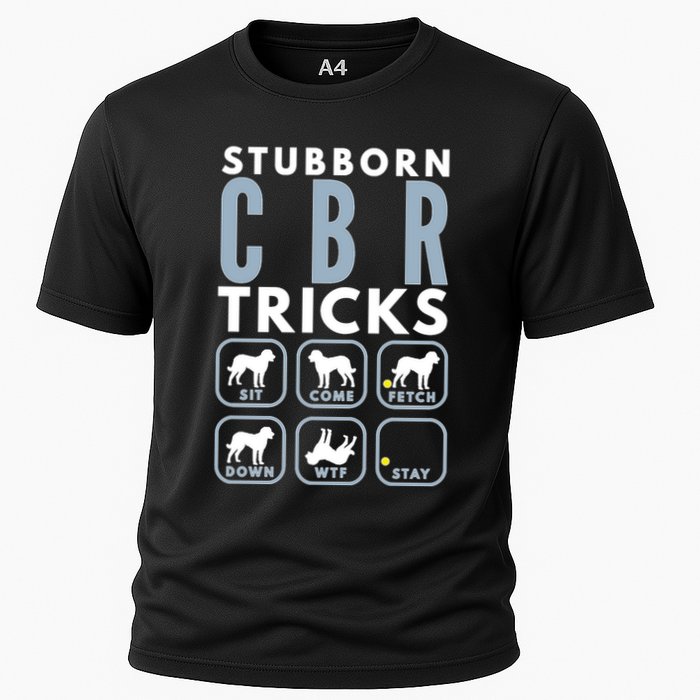 Stubborn Chesapeake Bay Retriever Tricks Dog Training Long Sleeve Cooling Performance Crew T-Shirt