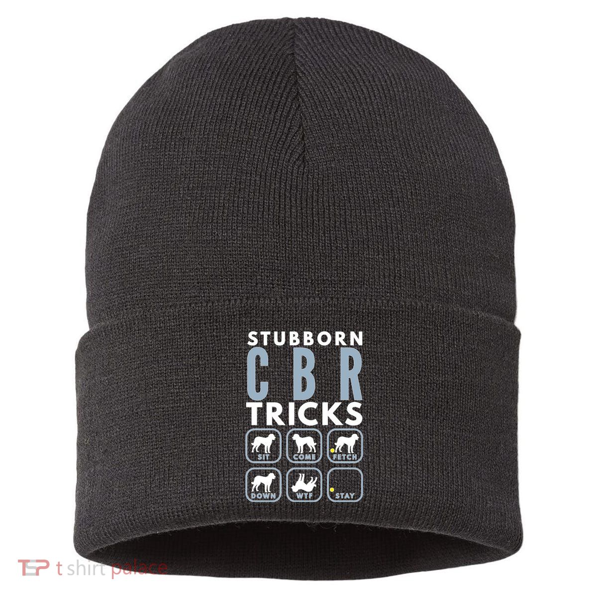 Stubborn Chesapeake Bay Retriever Tricks Dog Training Long Sleeve Sustainable Knit Beanie