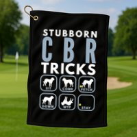 Stubborn Chesapeake Bay Retriever Tricks Dog Training Long Sleeve Golf Towel