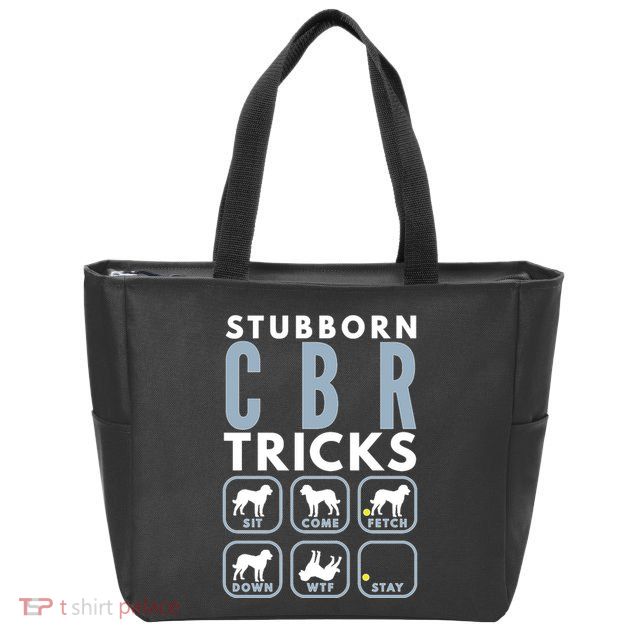 Stubborn Chesapeake Bay Retriever Tricks Dog Training Long Sleeve Zip Tote Bag
