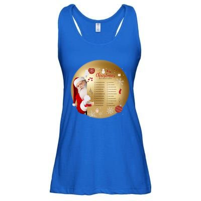 SantaS Christmas Bucket List Ornat Meaningful Gift Ladies Essential Flowy Tank