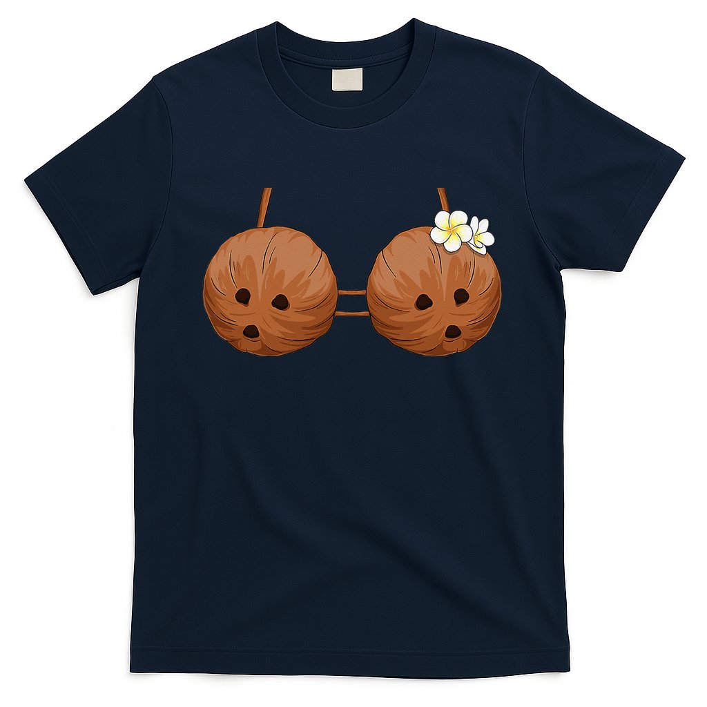 Summer Coconut Bra Halloween Hawaii T-Shirt