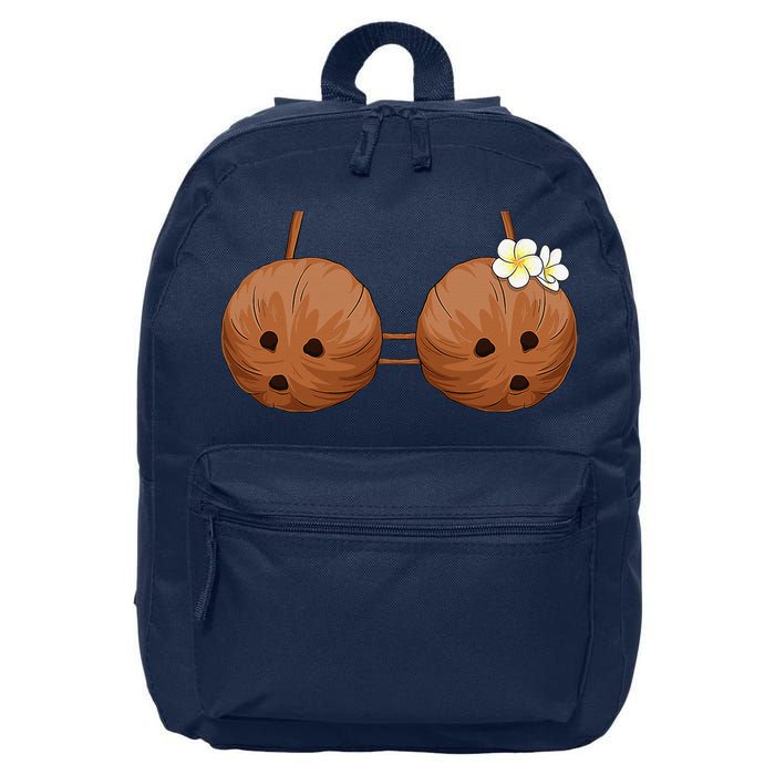 Summer Coconut Bra Halloween Hawaii 16 in Basic Backpack