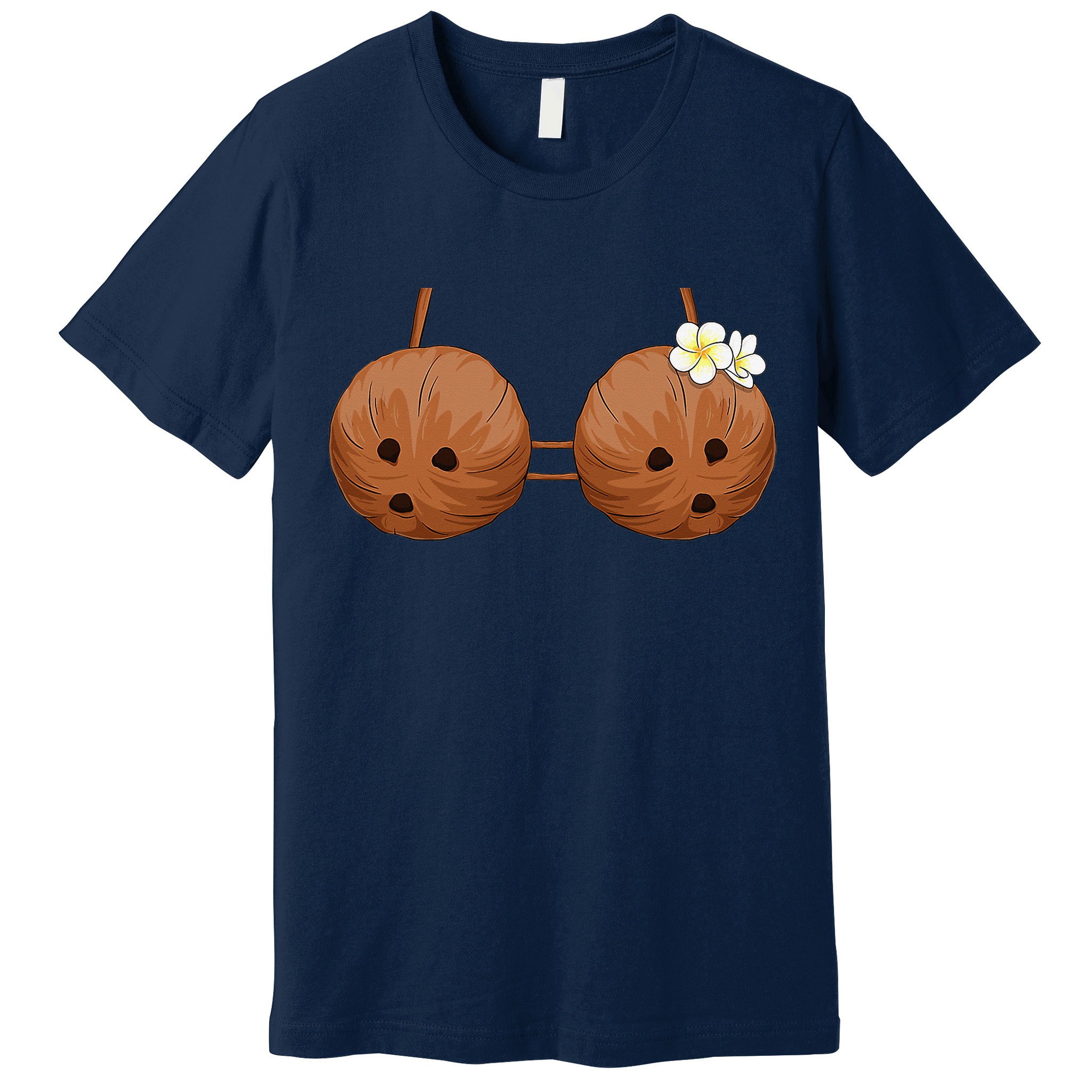 Summer Coconut Bra Halloween Hawaii Premium T-Shirt