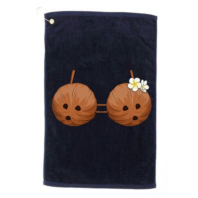 Summer Coconut Bra Halloween Hawaii Golf Towel