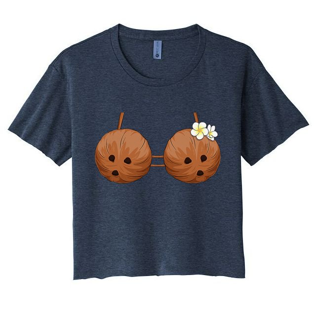 Summer Coconut Bra Halloween Hawaii Crop Top