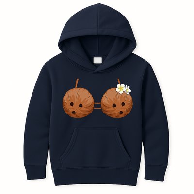 Summer Coconut Bra Halloween Hawaii Kids Hoodie