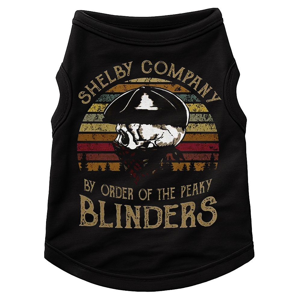 Shelby Company By Order Of The Peaky Blinders Vintage Doggie Tank