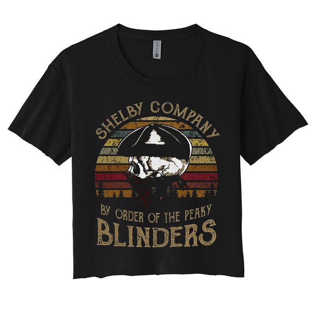 Shelby Company By Order Of The Peaky Blinders Vintage Crop Top