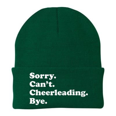 Sorry Can't Bye Funny Cheerleading Knit Cap Winter Beanie