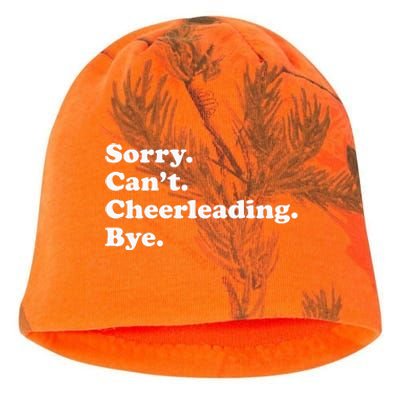 Sorry Can't Bye Funny Cheerleading Kati - Camo Knit Beanie