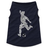 Soccer Player Ball Shadow Word Mashup Doggie Tank