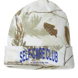 Self Care Club Eat Hydrate Exercise Sleep Kati Licensed 12" Camo Beanie