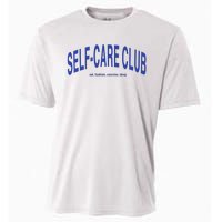 Self Care Club Eat Hydrate Exercise Sleep Cooling Performance Crew T-Shirt