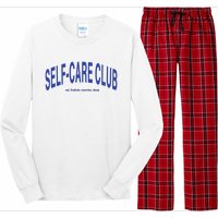 Self Care Club Eat Hydrate Exercise Sleep Long Sleeve Pajama Set