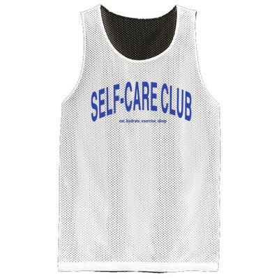 Self Care Club Eat Hydrate Exercise Sleep Mesh Reversible Basketball Jersey Tank