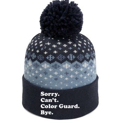 Sorry Cant Color Guard Bye Funny Color Guard The Baniff Cuffed Pom Beanie